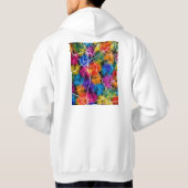  Yongzhou China City Map Hoodie (Achterkant)