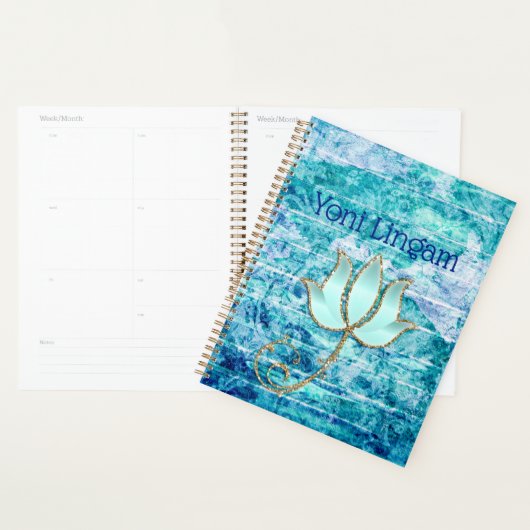 Yoni Lingam Lotus Flower Planner (Display)