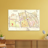 Yonkers Atlas Map 2 Canvas Afdruk (Insitu (Woonkamer))
