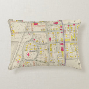 Yonkers Map Atlas Decoratief Kussen