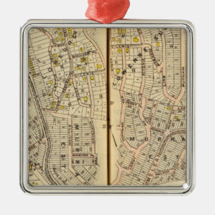 Yonkers, New York 10 Metalen Ornament