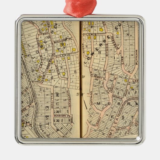Yonkers, New York 10 Metalen Ornament (Voorkant)