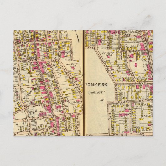 Yonkers, New York 11 Briefkaart (Voorkant)