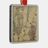 Yonkers, New York 11 Metalen Ornament (Rechts)