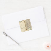 Yonkers, New York 13 Vierkante Sticker (Envelop)