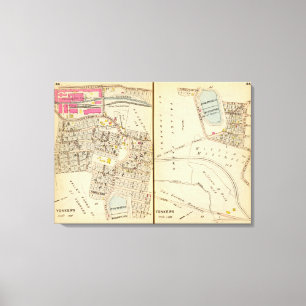 Yonkers, New York 15 Canvas Afdruk