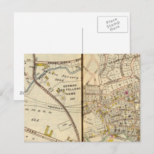 Yonkers, New York 16 Briefkaart (Voorkant / Achterkant)