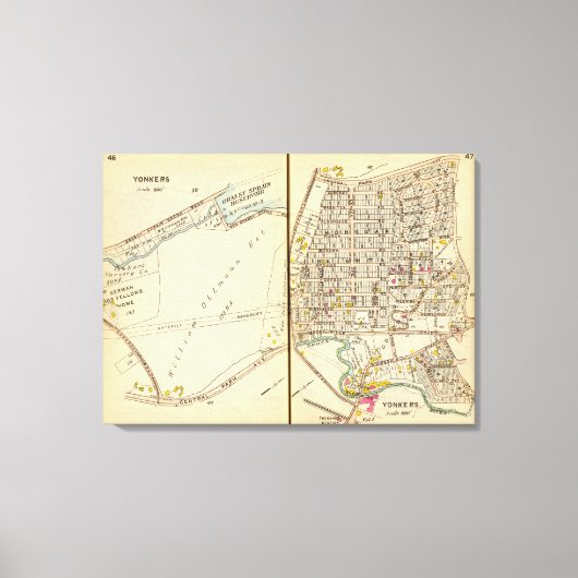 Yonkers, New York 16 Canvas Afdruk (Voorkant)
