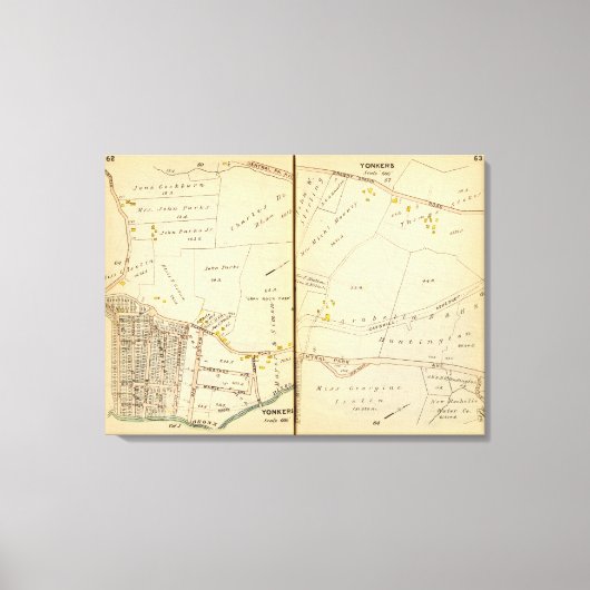 Yonkers, New York 20 Canvas Afdruk (Voorkant)