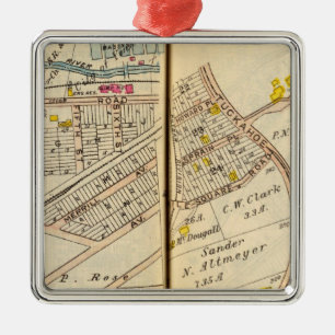 Yonkers, New York 2 Metalen Ornament