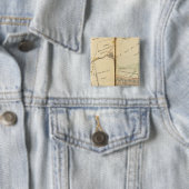 Yonkers, New York 2 Vierkante Button 5,1 Cm (In situ)