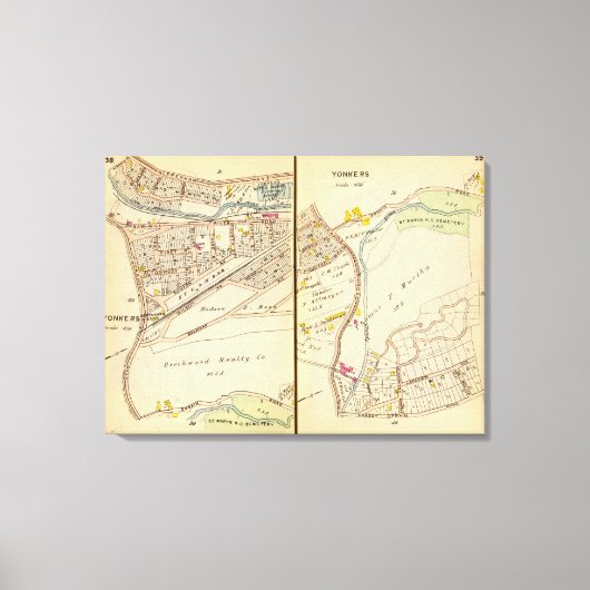 Yonkers, New York 6 Canvas Afdruk (Voorkant)