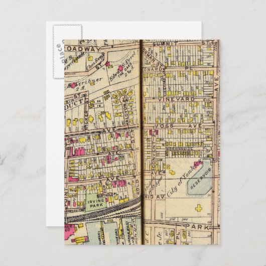Yonkers, New York 9 Briefkaart (Voorkant / Achterkant)