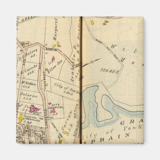 Yonkers, New York 9 Magneet (Voorkant)