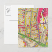 Yonkers New York Atlas Briefkaart (Voorkant / Achterkant)