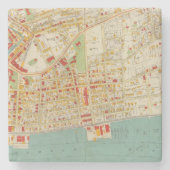 Yonkers New York Stenen Onderzetter (Voorkant)