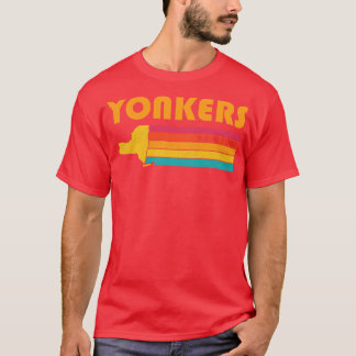 Yonkers New York Vintage Verdrietig Souvenir T-shirt