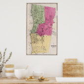 Yonkers, NY Atlas Poster (Keuken)