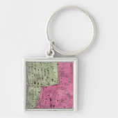 Yonkers, NY Atlas Sleutelhanger (Voorkant)