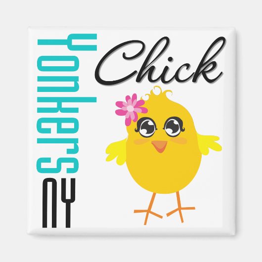 Yonkers NY Chick Magneet (Voorkant)