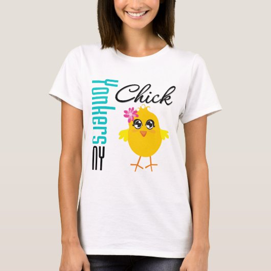 Yonkers NY Chick T-shirt (Voorkant)