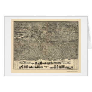Yonkers, NY Panoramic Map - 1899