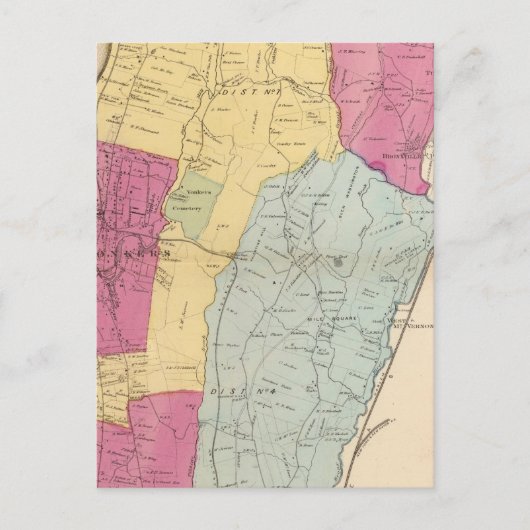 Yonkers, stad briefkaart (Voorkant)