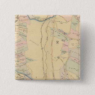Yonkers wards 1-4, New York Vierkante Button 5,1 Cm