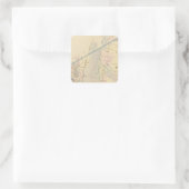 Yonkers wards 3-4, New York Vierkante Sticker (Tas)