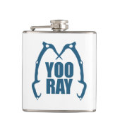 Yoo Ray (ouray) IJstijgbeeld Heupfles (Voorkant)