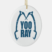 Yoo Ray (ouray) IJstijgbeeld Keramisch Ornament (Rechts)