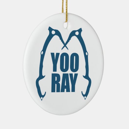 Yoo Ray (ouray) IJstijgbeeld Keramisch Ornament (Rechts)