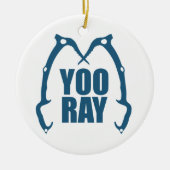 Yoo Ray (ouray) IJstijgbeeld Keramisch Ornament (Voorkant)