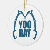 Yoo Ray (ouray) IJstijgbeeld Keramisch Ornament (Links)