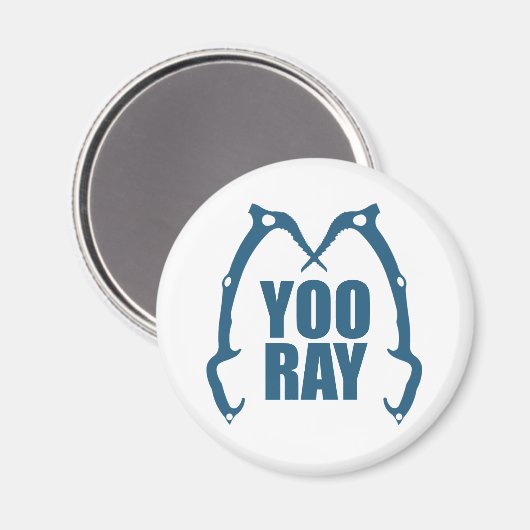 Yoo Ray (ouray) IJstijgbeeld Magneet (Voorkant / Achterkant)