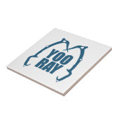 Yoo Ray (ouray) IJstijgbeeld Tegeltje (Zijkant)