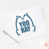 Yoo Ray (ouray) IJstijgbeeld Vierkante Sticker (Envelop)
