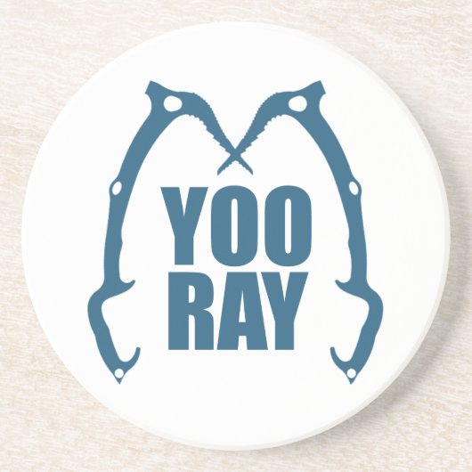 Yoo Ray (ouray) IJstijgbeeld Zandsteen Onderzetter (Voorkant)