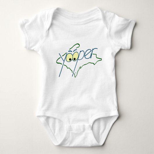 Yooper Baby Creeper - Yooper Pride Romper (Voorkant)