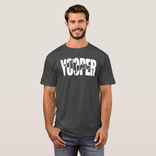 YOOPER - Bovenste schiereiland van het Shirt Michi (Voorkant volledig)