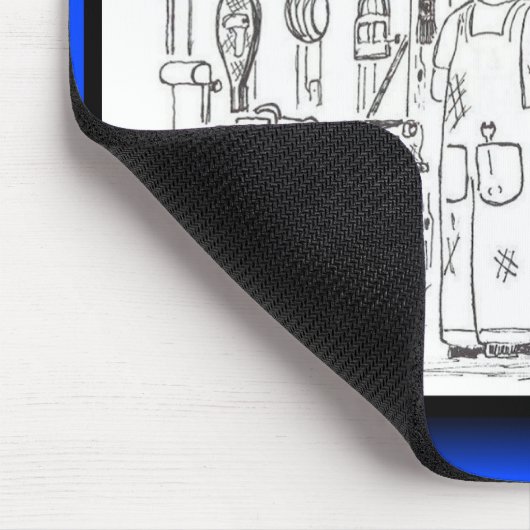 Yooper geen garageverkoop muismat (Hoek)