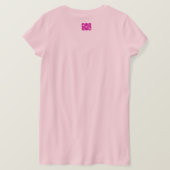 "Yooper Girl" Bord Roze Upper Peninsula T-shirt (Design achterkant)