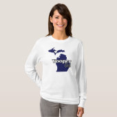 Yooper Girl Navy T-shirt (Voorkant volledig)