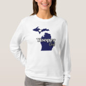 Yooper Girl Navy T-shirt (Voorkant)