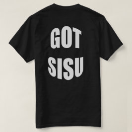 Yooper got Sisu Black T-shirt