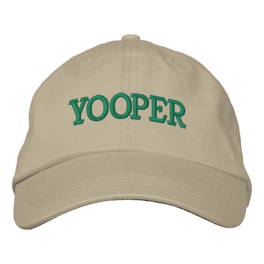 "Yooper" honkbalhoed Geborduurde Pet (Voorkant)