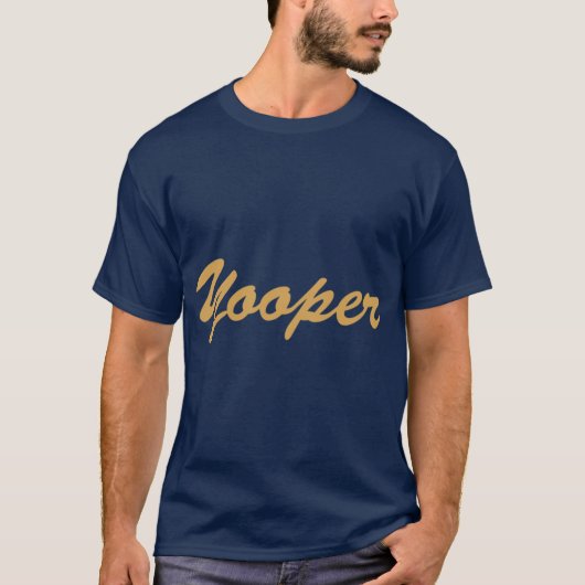 Yooper Michigan Native Oversized T-shirt (Voorkant)