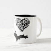 Yooper Nurse, ik Michigan Tweekleurige Koffiemok (Voorkant rechts)