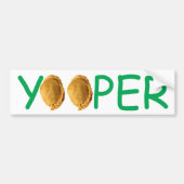 Yooper - Pasties Bumpersticker (Voorkant)