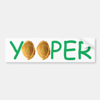 Yooper - Pasties Bumpersticker